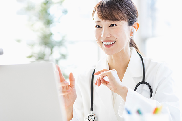 ビデオ通話で医師の診察を受ける